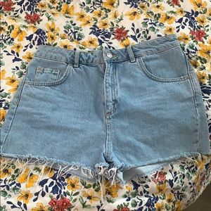Topshop Moto Mom Shorts